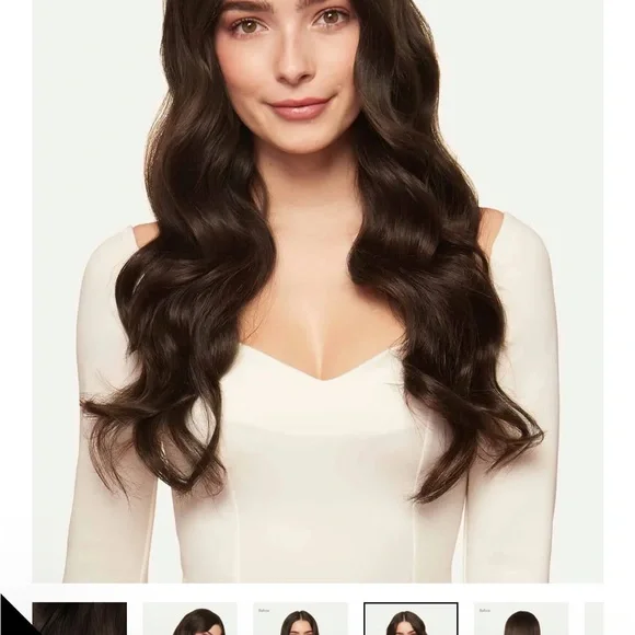Seamless Dark Brown Hair Extensions